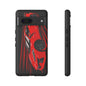 Red C8 corvette Z06 Case iPhone 18 17 16 15 14 13 12 11 Pro Samsung Galaxy Pixel