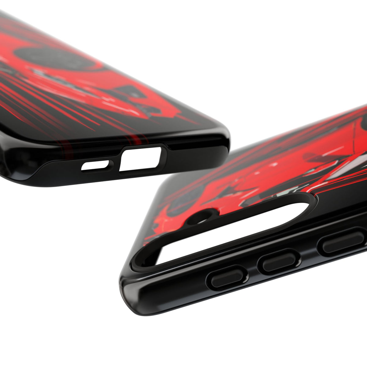 Red C8 corvette Z06 Case iPhone 18 17 16 15 14 13 12 11 Pro Samsung Galaxy Pixel