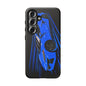 Blue Corvette C8 z06 Design for iPhone 18 17 16 15 14 13 Pro Max