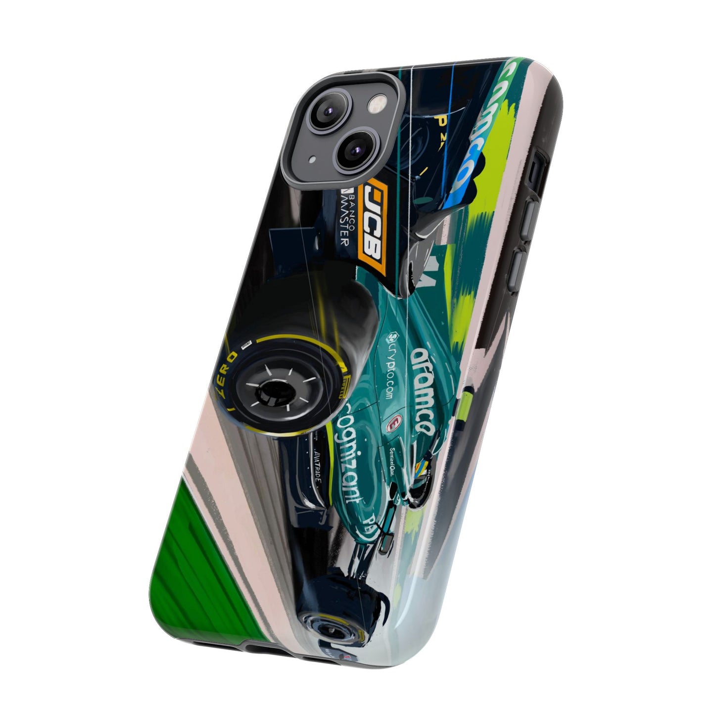 Fernando Alonso F1 Case iPhone 17 16 15 14 13 12 Samsung Galaxy Pixel