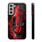 Bugatti Red Chiron Case iPhone 16 15 14 13 12 11 Pro max Samsung Galaxy Pixel