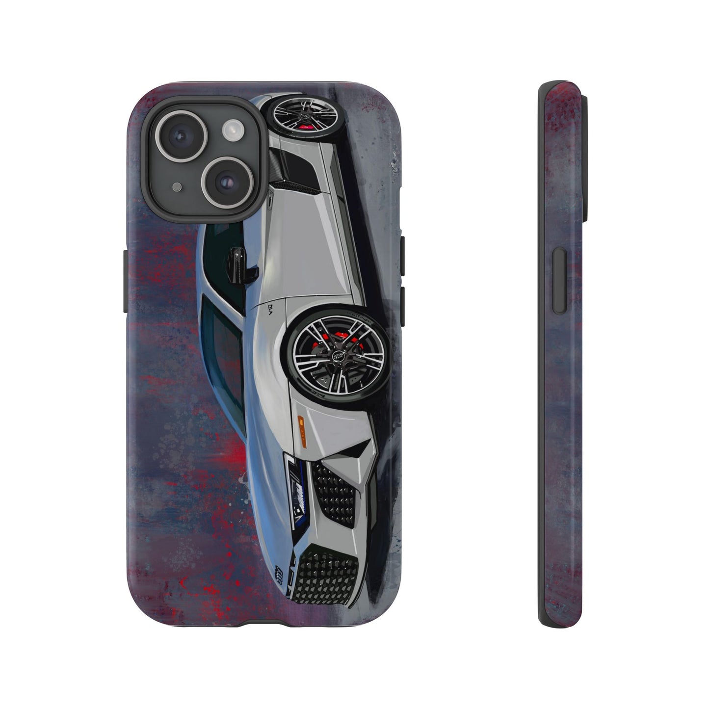 Audi R8 Case iPhone 16 15 14 13 12 11 Pro max Samsung Galaxy Pixel Slim Tough