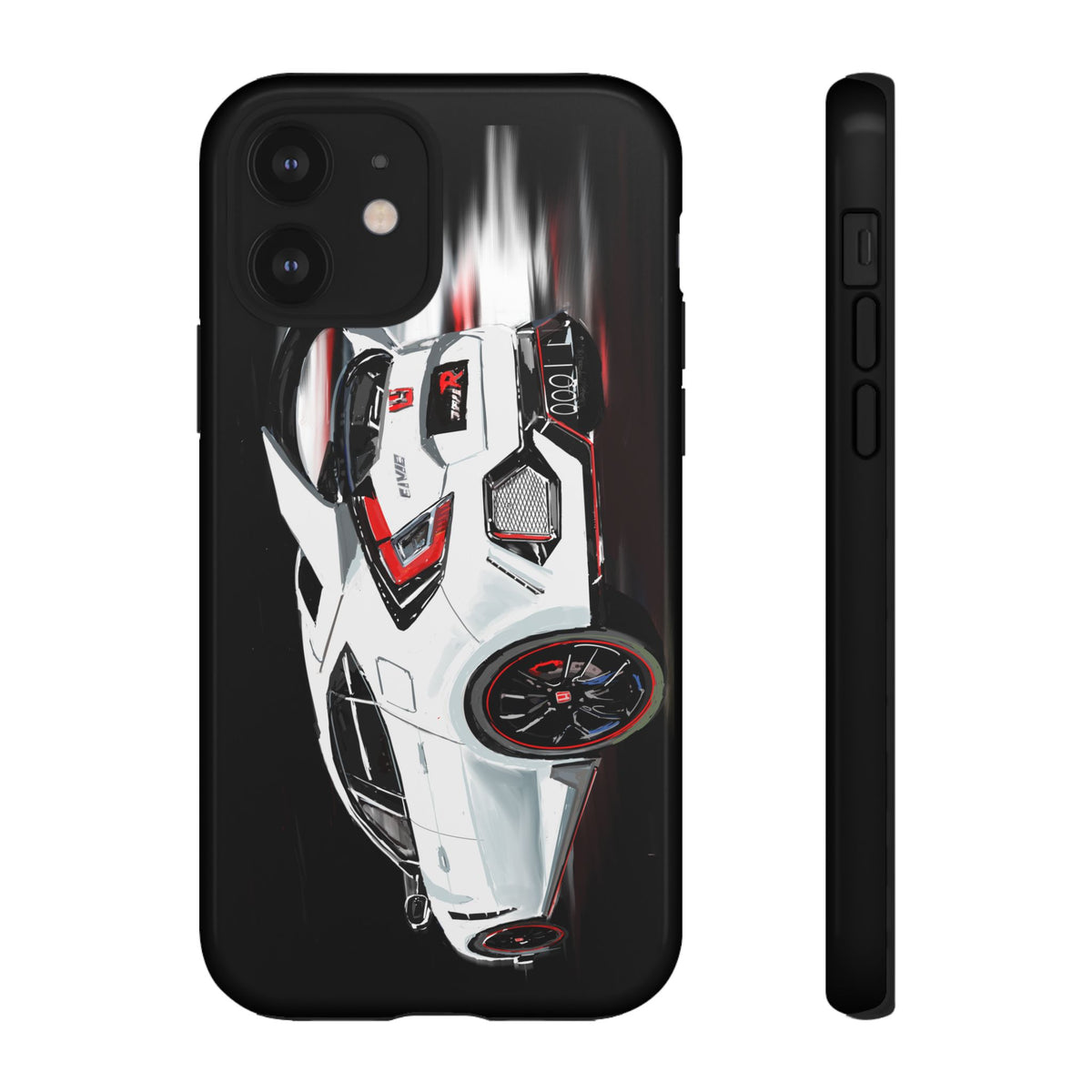 White Type-r civic Case iPhone 18 17 16 15 14 13 12 Pro Samsung Galaxy Pixel