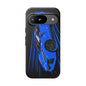 Blue Corvette C8 z06 Design for iPhone 18 17 16 15 14 13 Pro Max