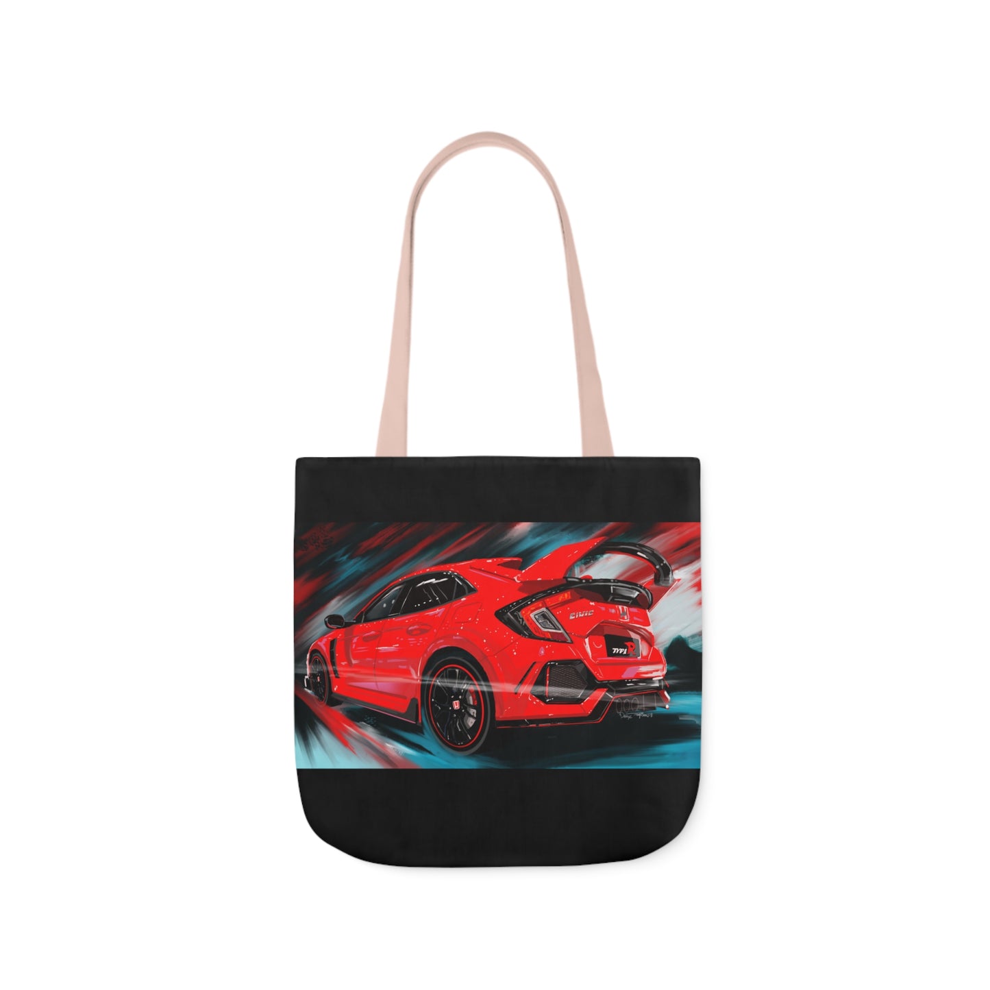Honda civic type R JDM Canvas Tote Bag, 5-Color Straps