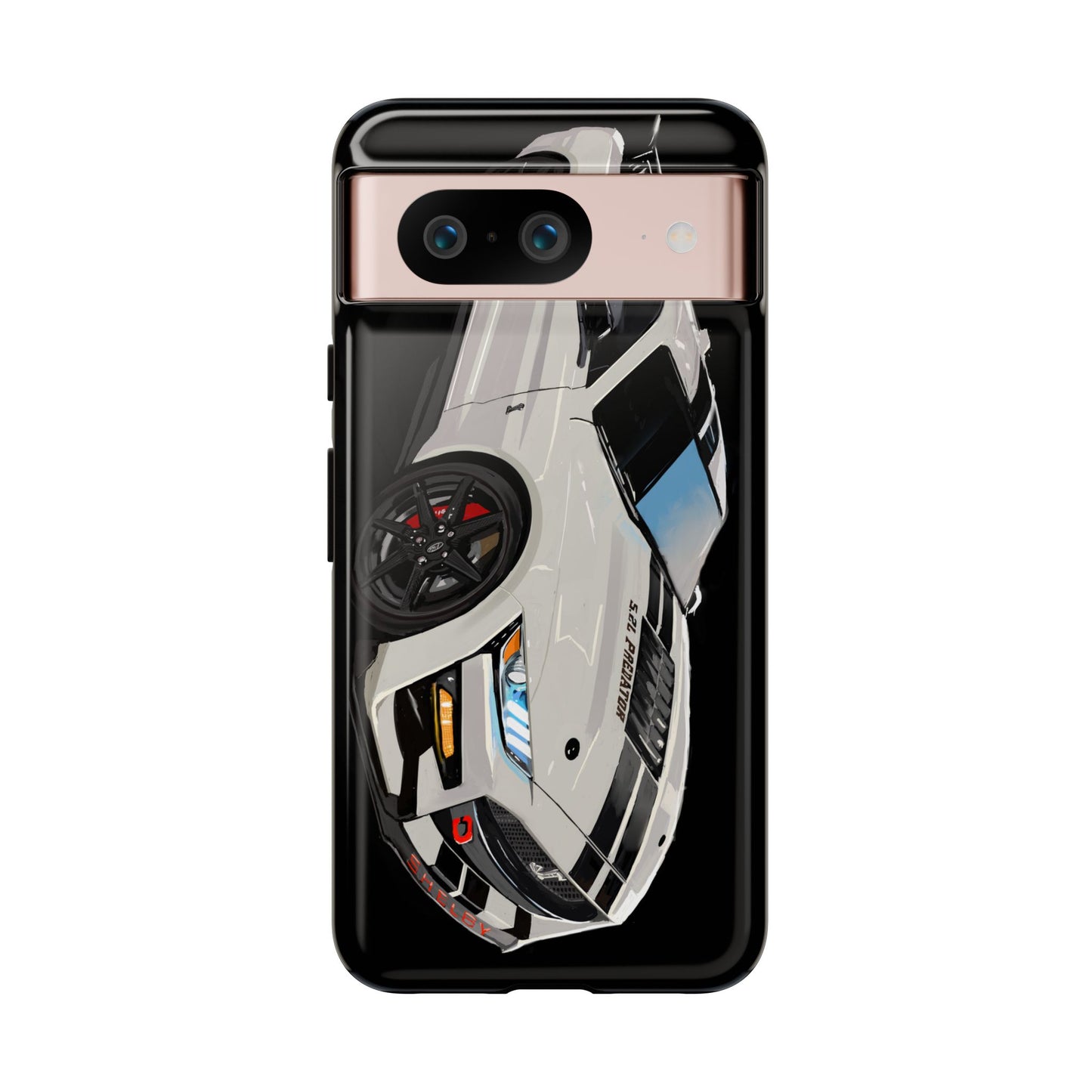 White gt500 car iPhone 17 16 15 14 13 12 Pro Samsung galaxy pixel