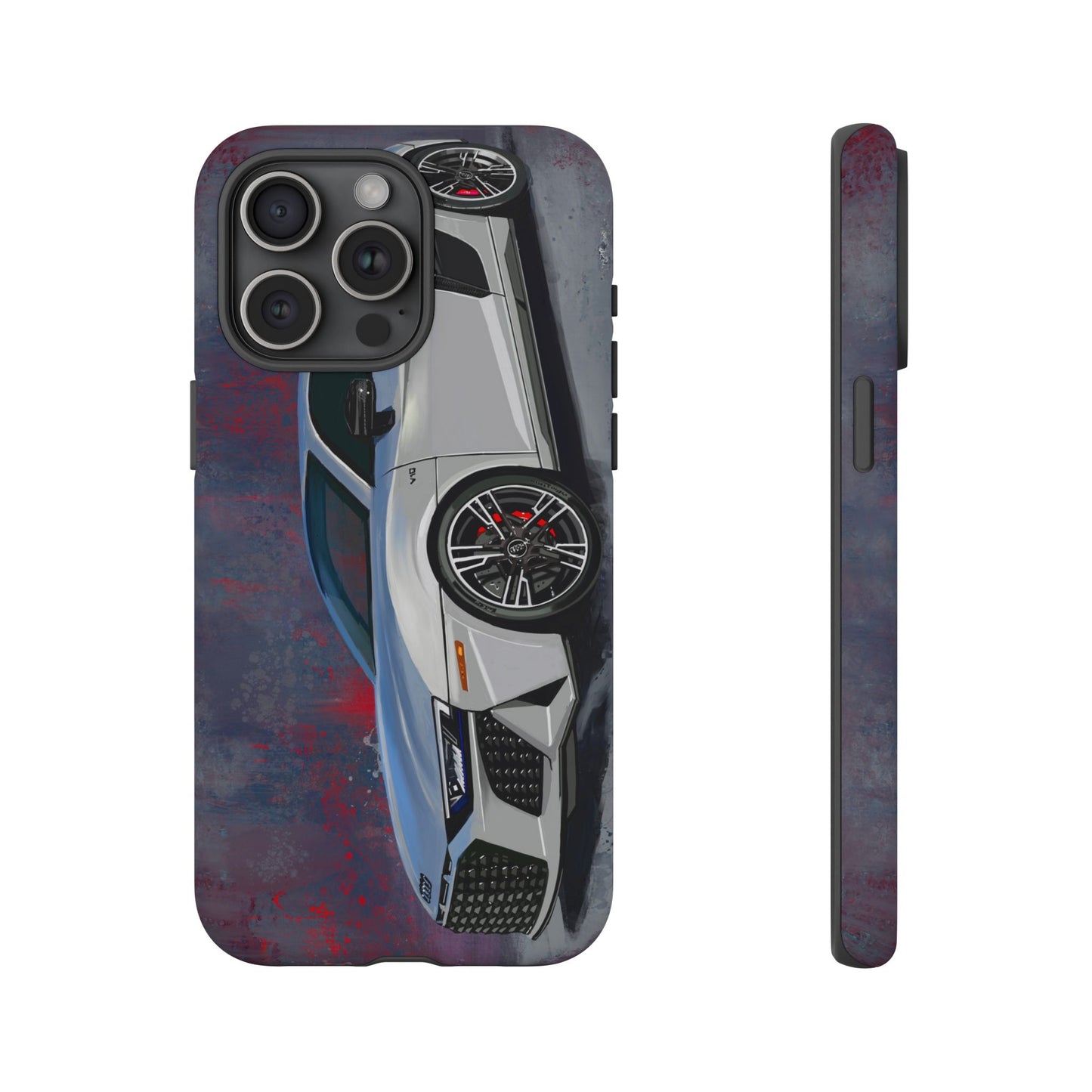 Audi R8 Case iPhone 16 15 14 13 12 11 Pro max Samsung Galaxy Pixel Slim Tough