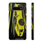 Yellow corvette c8 Case iPhone 16 15 14 13 12 Pro max Samsung Galaxy Pixel Slim