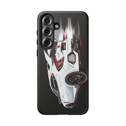 White Type-r civic Case iPhone 18 17 16 15 14 13 12 Pro Samsung Galaxy Pixel