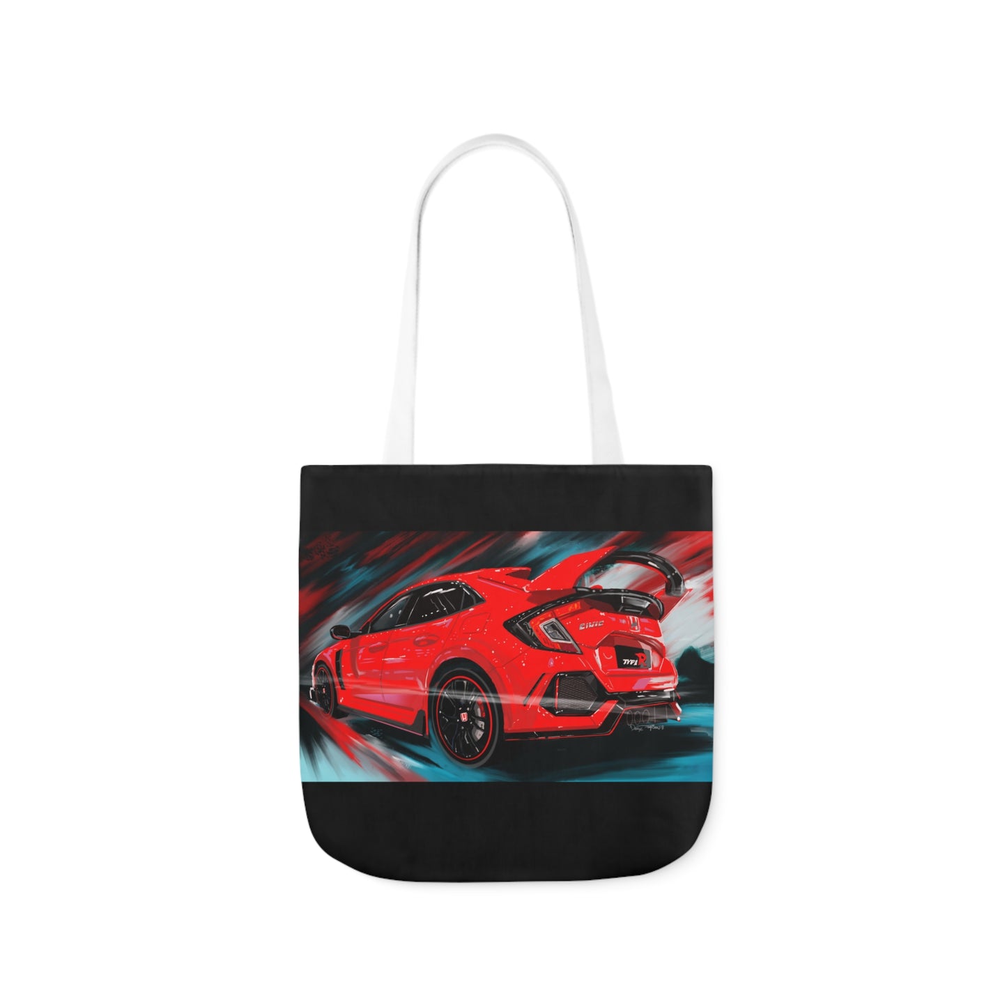 Honda civic type R JDM Canvas Tote Bag, 5-Color Straps