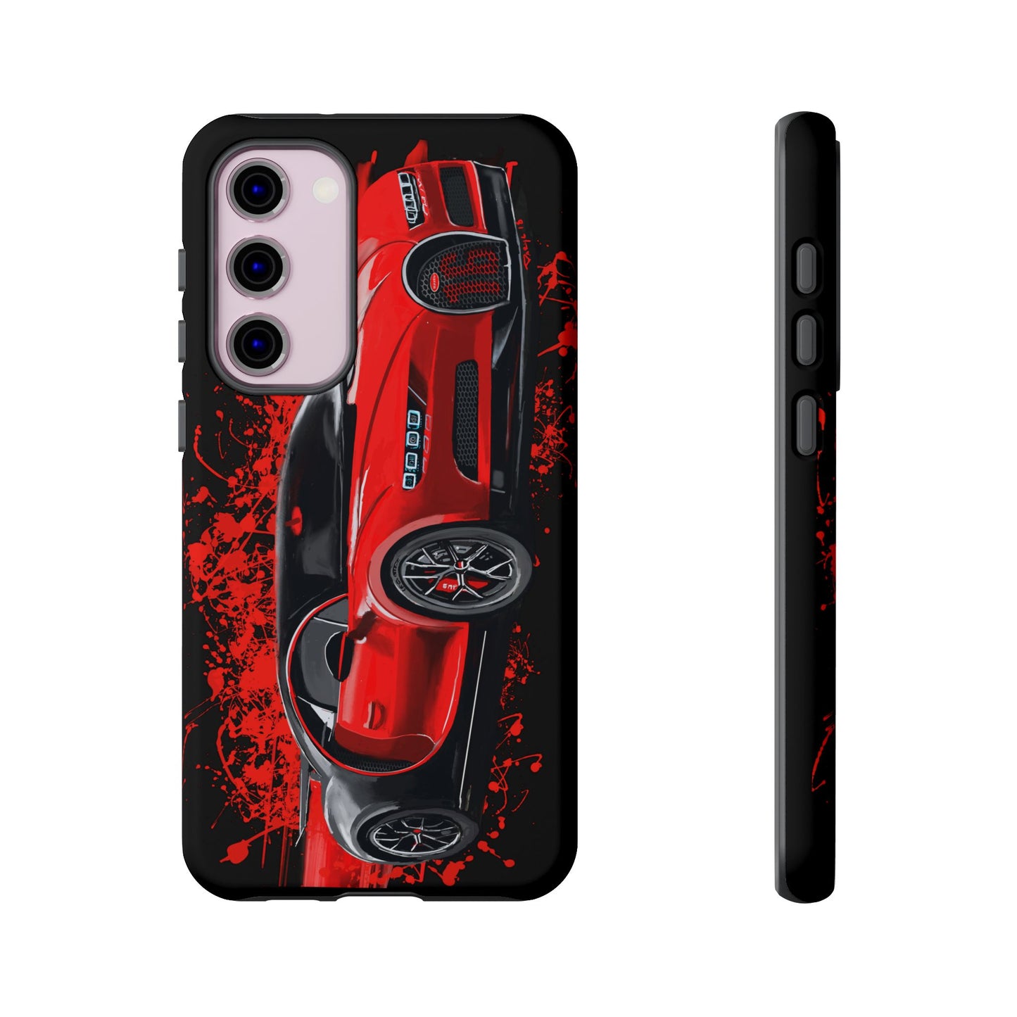Red Bugatti Chiron Case iPhone 16 15 14 13 12 11 Pro max Samsung Galaxy Pixel