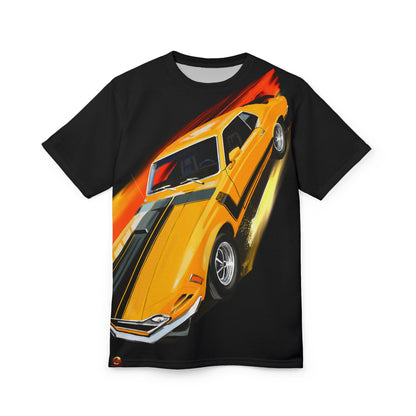 1970 fastback Boss 302 mustang Unisex Cut & Sew Tshirt (AOP)