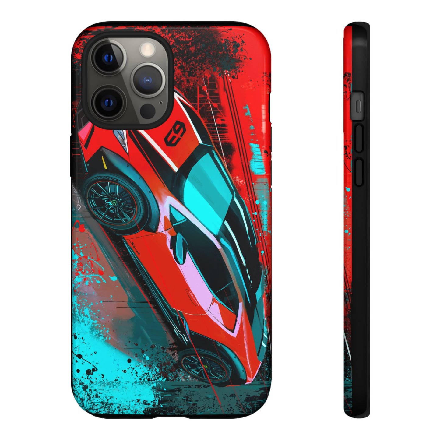 Red Lamborghini Sterrato Case iPhone 16 15 14 13 12 11 Pro Samsung Galaxy Pixel