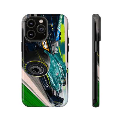 Fernando Alonso F1 Case iPhone 17 16 15 14 13 12 Samsung Galaxy Pixel