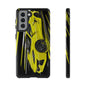 Yellow corvette c8 Case iPhone 16 15 14 13 12 Pro max Samsung Galaxy Pixel Slim