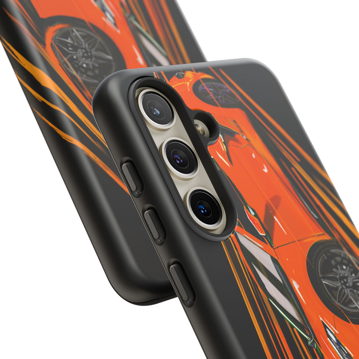 Orange C8 corvette Z06 iPhone 18 17 16 15 14 13 12 Pro  Samsung Galaxy Pixel