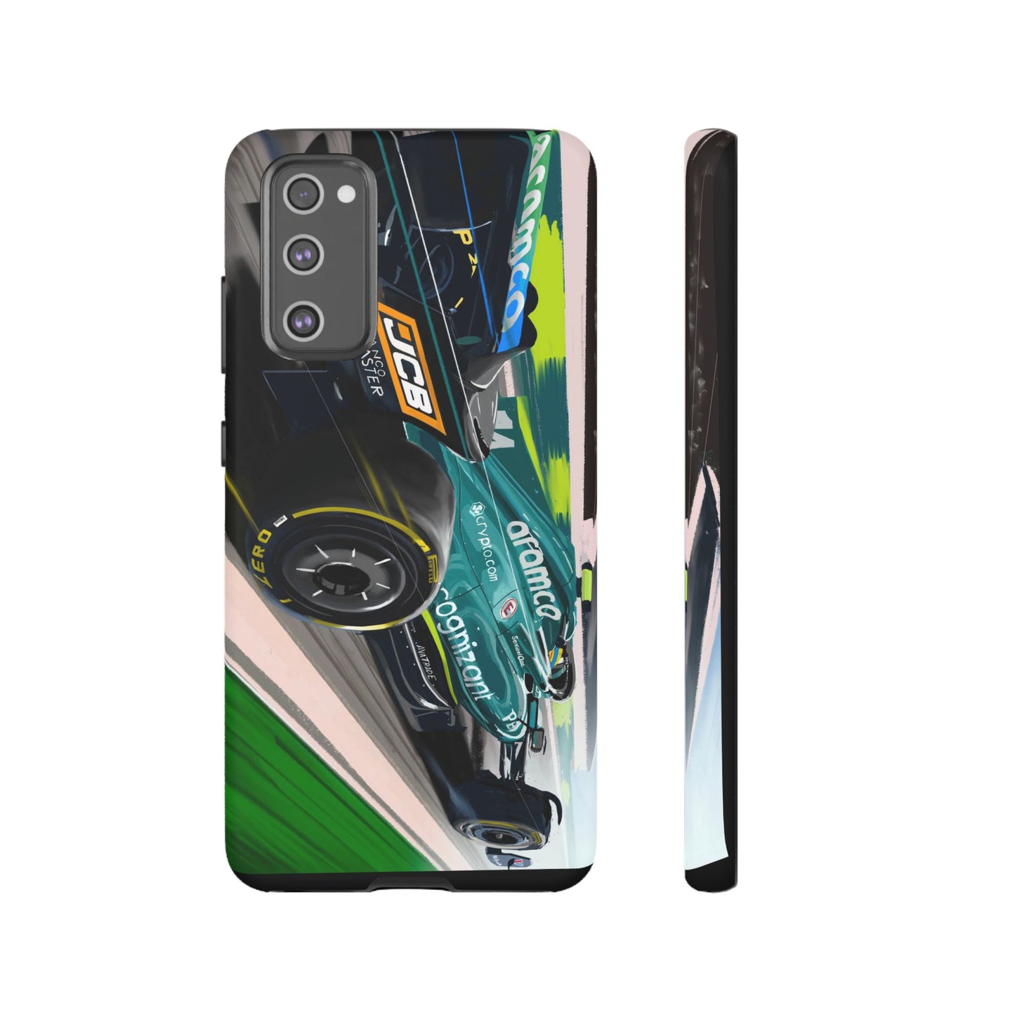 Fernando Alonso Aston Martin F1 Case iPhone 16 15 14 13 12 Samsung Galaxy Pixel