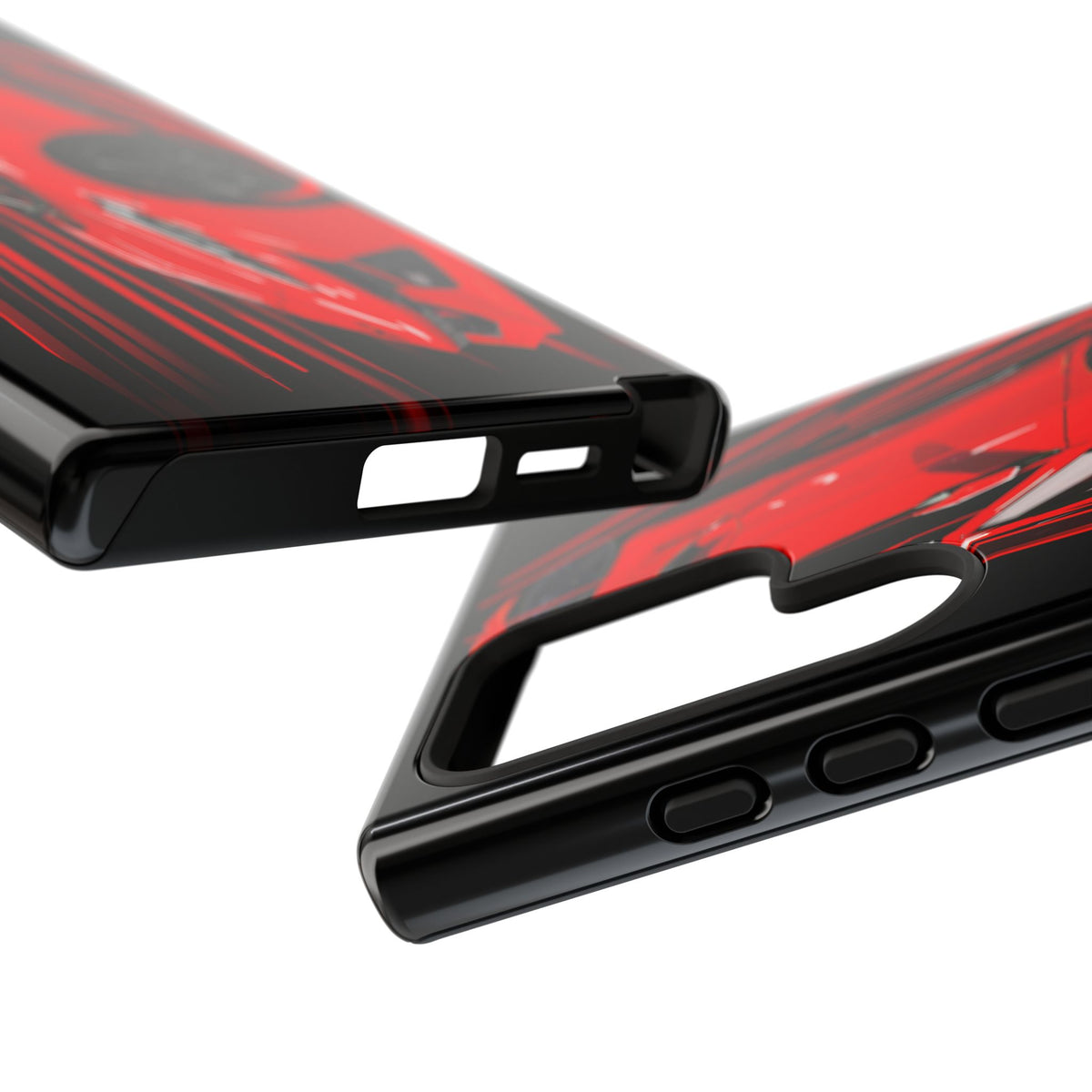 Red C8 corvette Z06 Case iPhone 18 17 16 15 14 13 12 11 Pro Samsung Galaxy Pixel