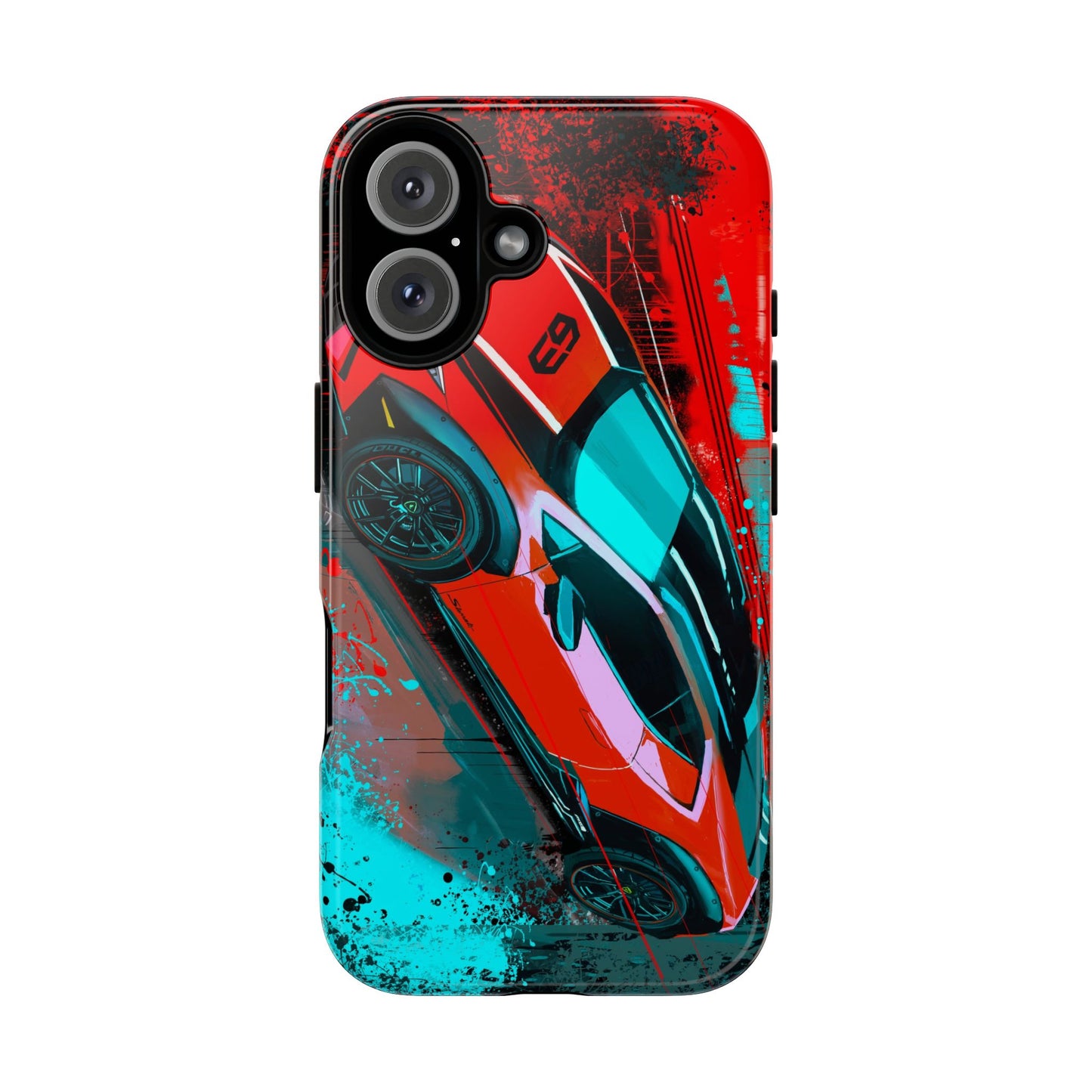 Red Lamborghini Sterrato Case iPhone 16 15 14 13 12 11 Pro Samsung Galaxy Pixel