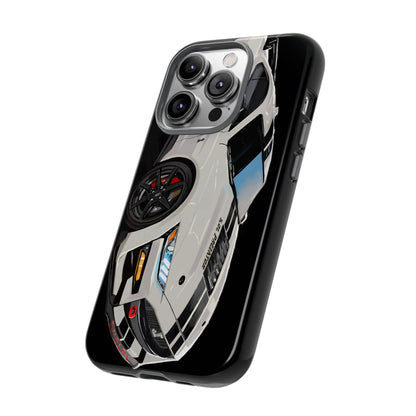 White gt500 car iPhone 17 16 15 14 13 12 Pro Samsung galaxy pixel