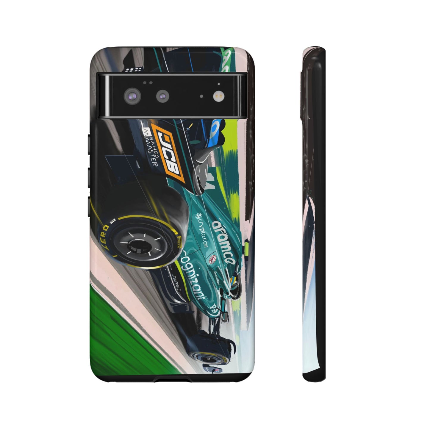 Fernando Alonso Aston Martin F1 Case iPhone 16 15 14 13 12 Samsung Galaxy Pixel