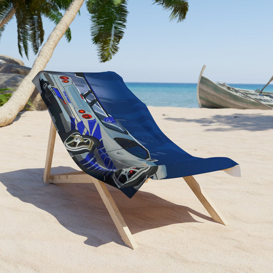 Nissan skyline fast Gt-r and furious Beach Towel 30x60 36x72” Movie Car Dad Gift