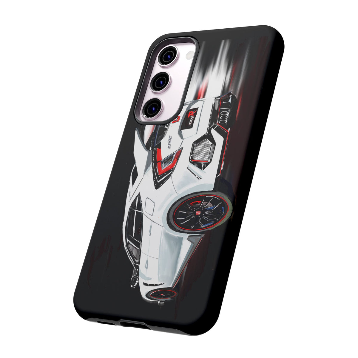 White Type-r civic Case iPhone 18 17 16 15 14 13 12 Pro Samsung Galaxy Pixel
