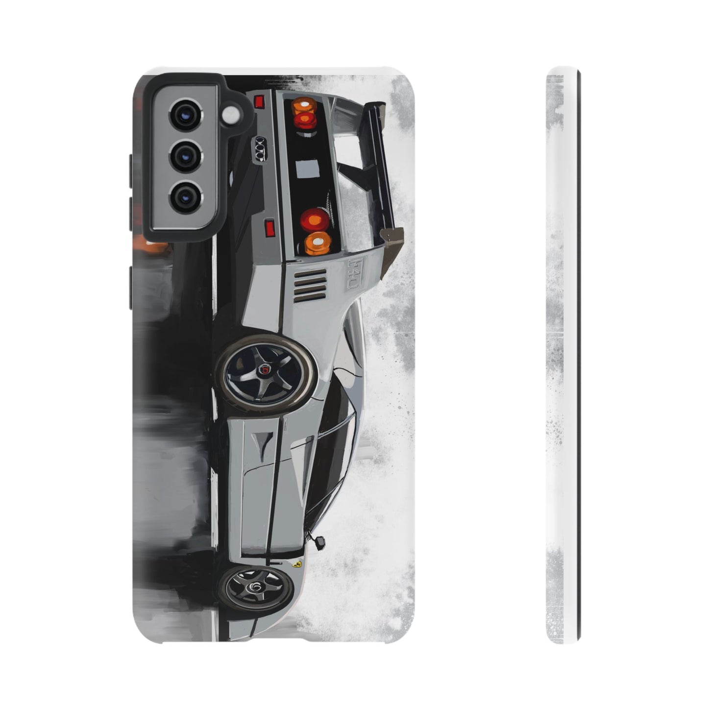 Gray Ferrari F40 Case iPhone 16 15 14 13 12 11 Pro max Samsung Galaxy Pixel