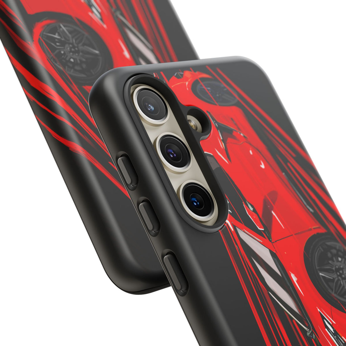 Red C8 corvette Z06 Case iPhone 18 17 16 15 14 13 12 11 Pro Samsung Galaxy Pixel