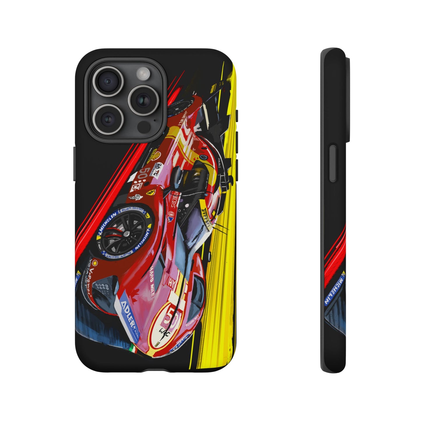 Ferrari 499p HyperCar Le Mans Case iPhone 16 15 14 13 12 11 Samsung Galaxy Pixel