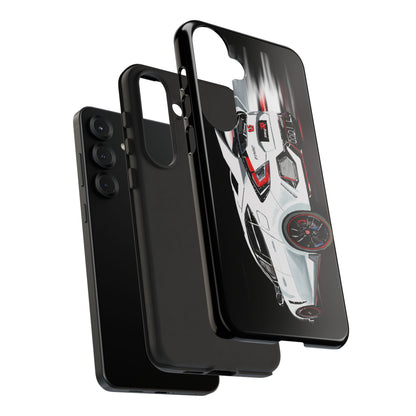 White Type-r civic Case iPhone 18 17 16 15 14 13 12 Pro Samsung Galaxy Pixel