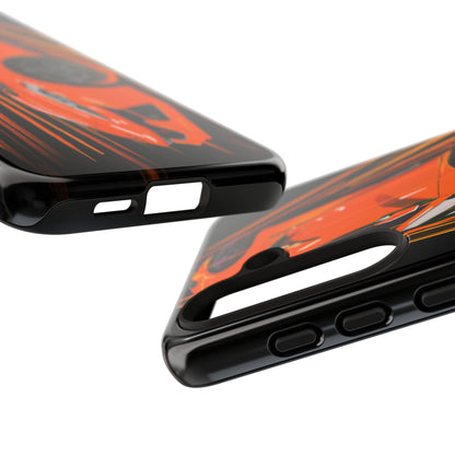 Orange C8 corvette Z06 iPhone 18 17 16 15 14 13 12 Pro  Samsung Galaxy Pixel