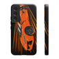 Orange C8 corvette Z06 iPhone 18 17 16 15 14 13 12 Pro  Samsung Galaxy Pixel