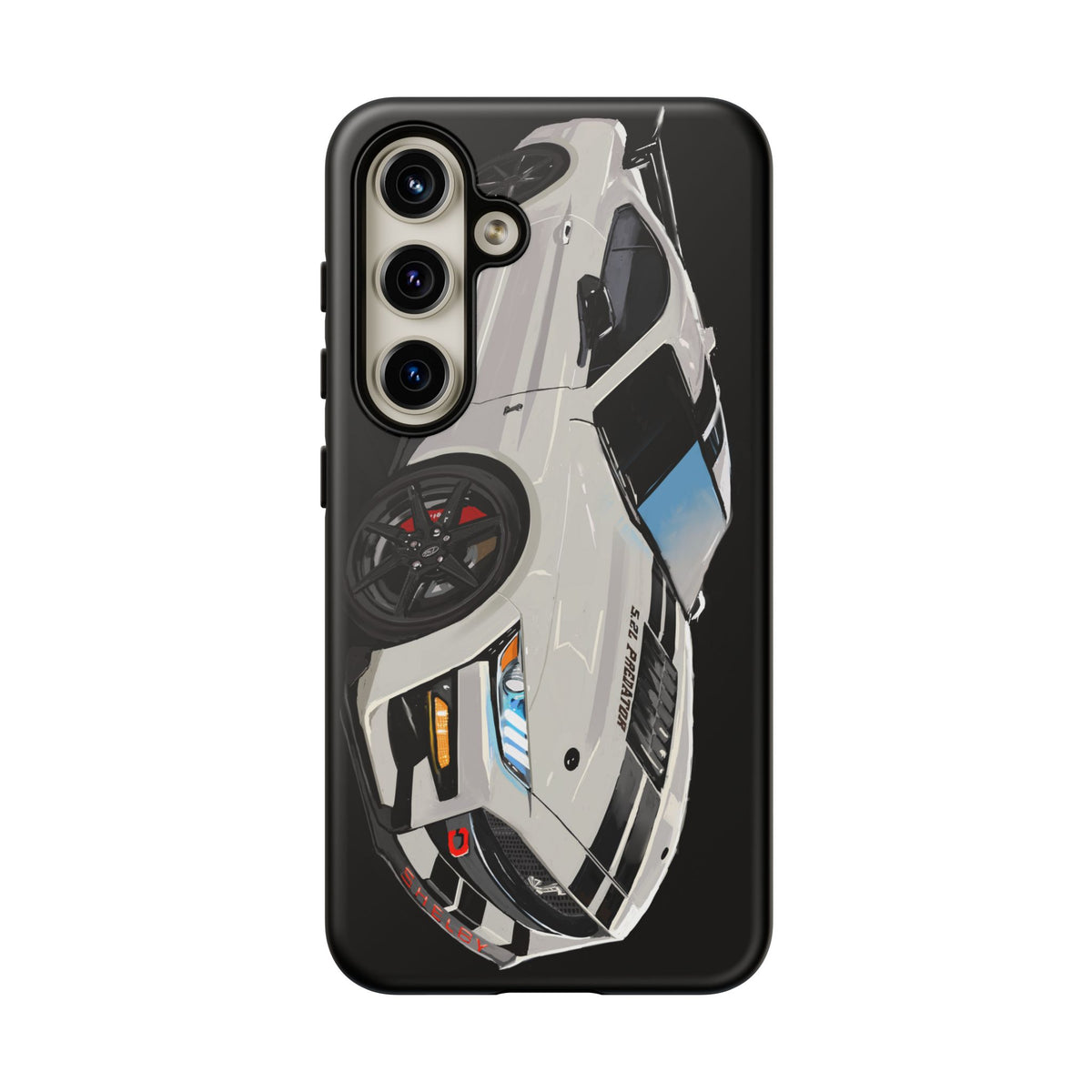 White gt500 car iPhone 17 16 15 14 13 12 Pro Samsung galaxy pixel