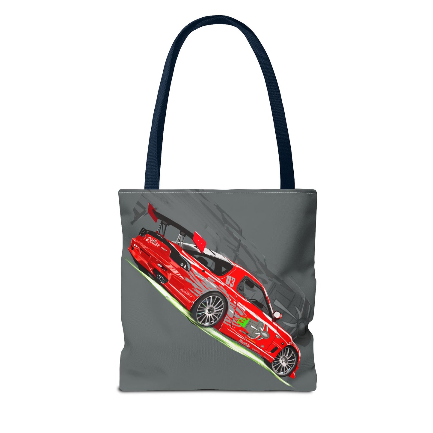 Fast and Furious Dom's RX7  Library Carry Tote Bag (AOP)