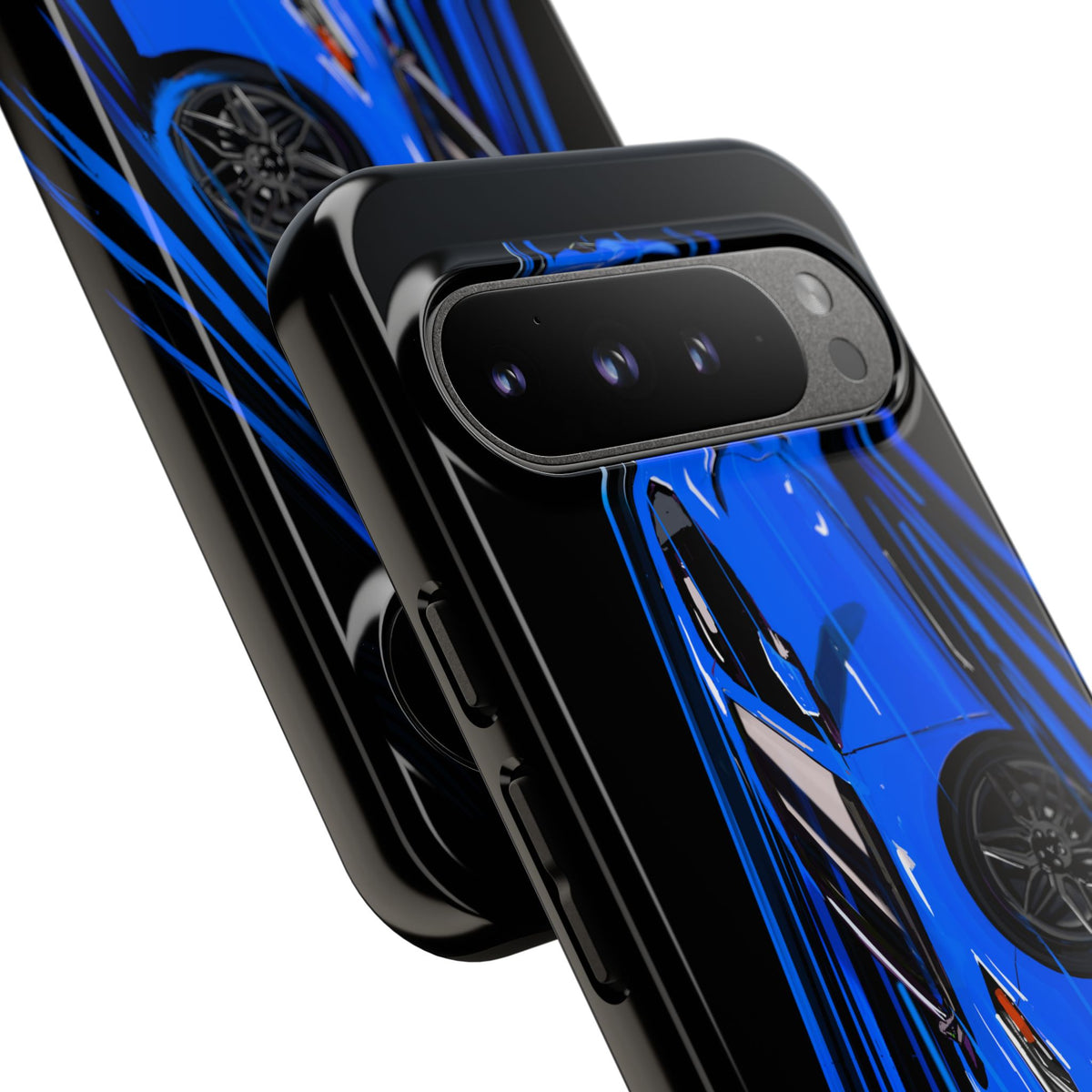 Blue Corvette C8 z06 Design for iPhone 18 17 16 15 14 13 Pro Max