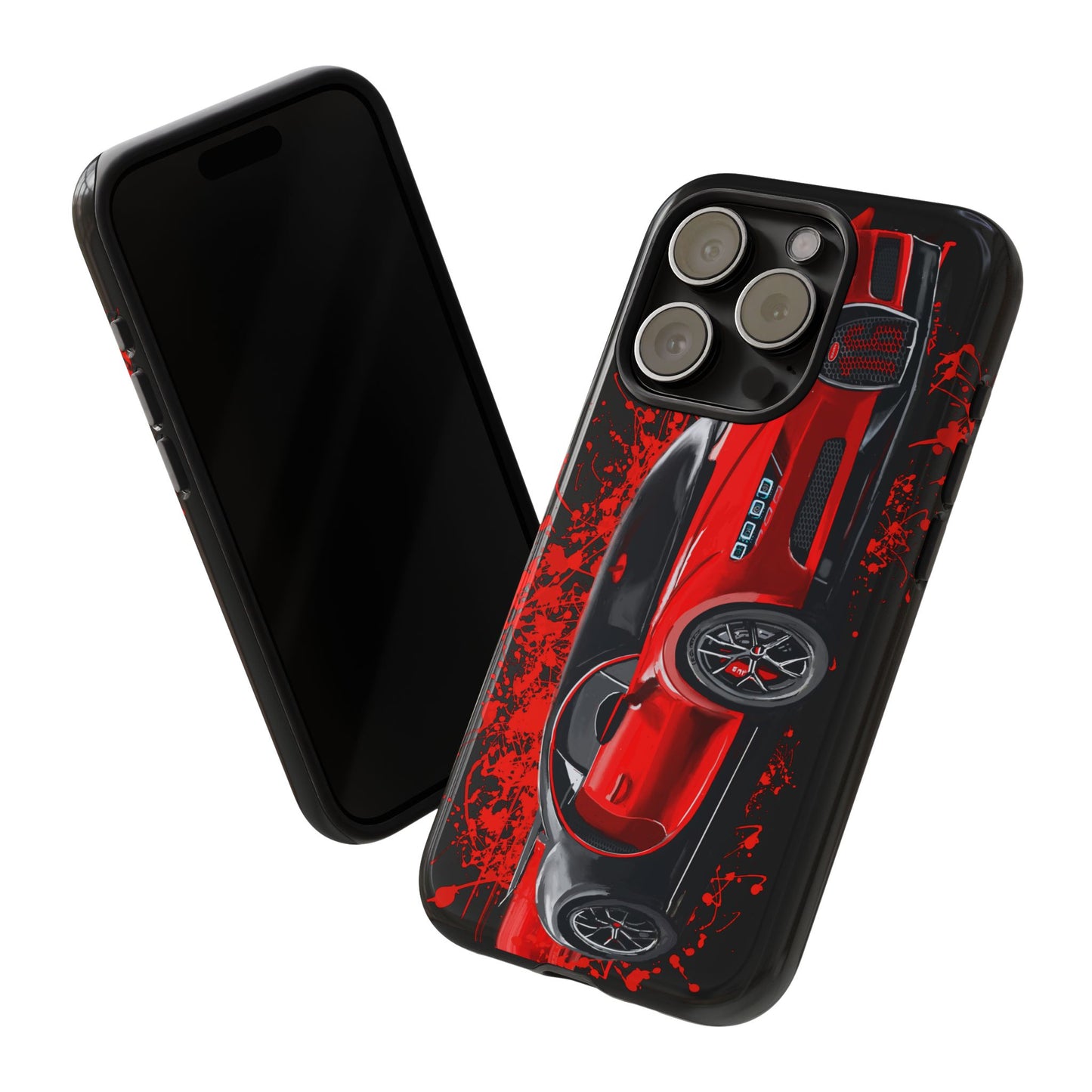 Red Bugatti Chiron Case iPhone 16 15 14 13 12 11 Pro max Samsung Galaxy Pixel