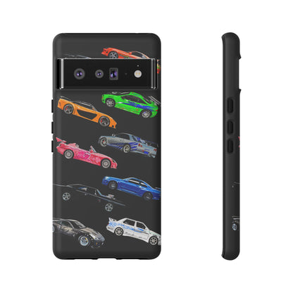 Fast and furious movie cars Case iPhone 16 15 14 13 12 11pro Samsung Galaxy Pixel
