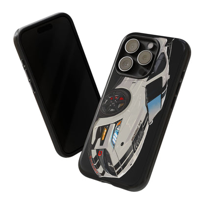 White gt500 car iPhone 17 16 15 14 13 12 Pro Samsung galaxy pixel