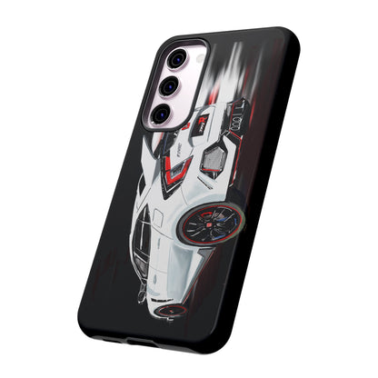 White Type-r civic Case iPhone 18 17 16 15 14 13 12 Pro Samsung Galaxy Pixel