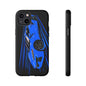 Blue Corvette C8 z06 Design for iPhone 18 17 16 15 14 13 Pro Max