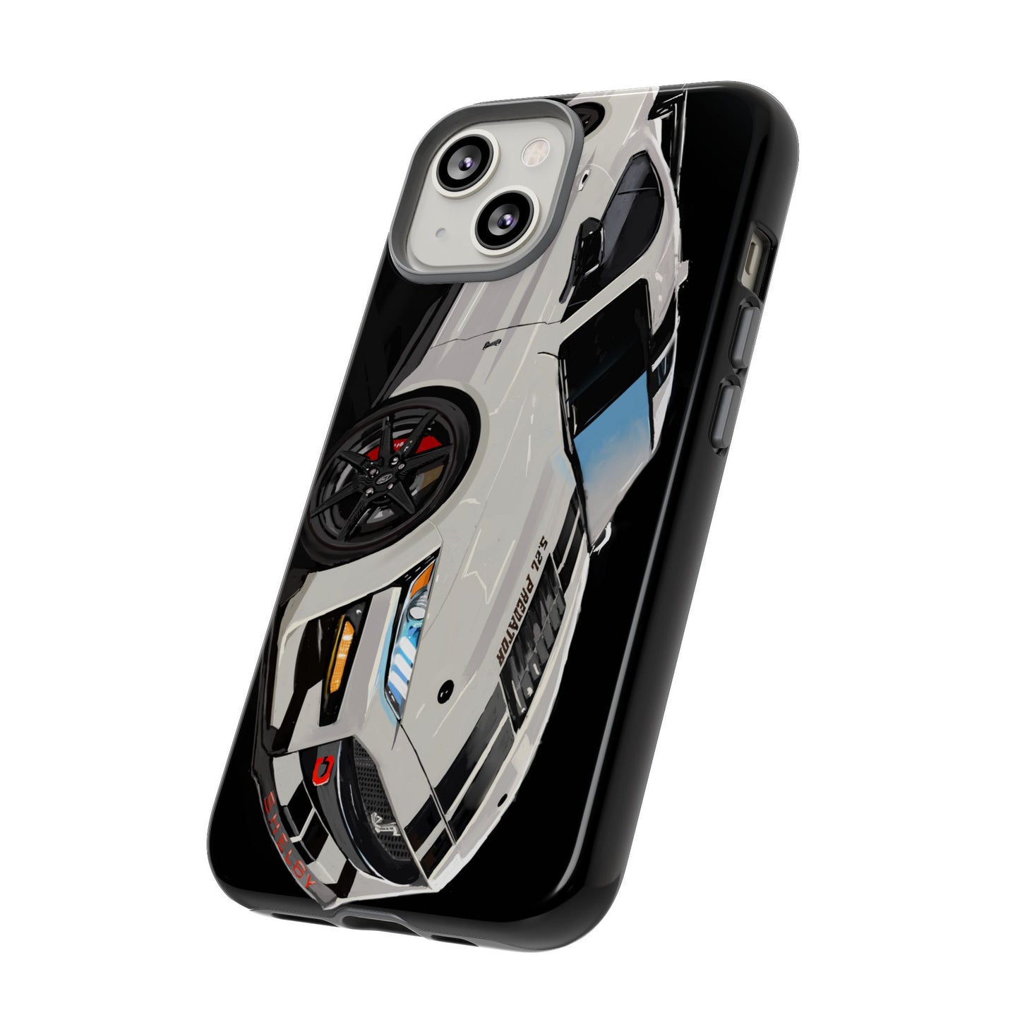White gt500 car iPhone 17 16 15 14 13 12 Pro Samsung galaxy pixel