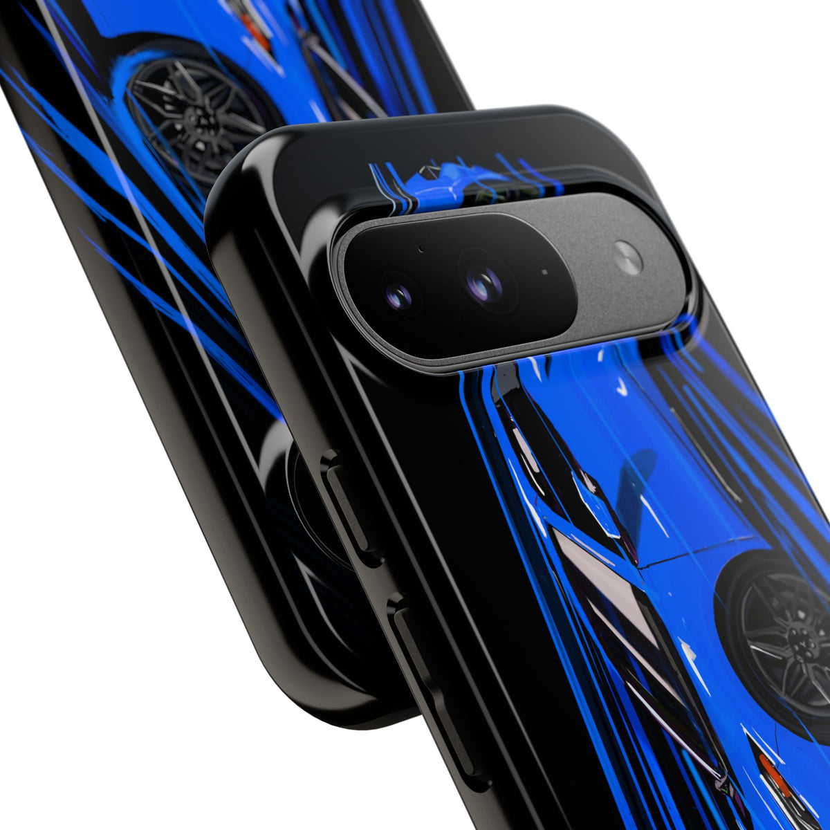 Blue Corvette C8 z06 Design for iPhone 18 17 16 15 14 13 Pro Max