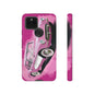 Pink Corvette Case iPhone 16 15 14 13 12 11 Pro max Samsung Galaxy Pixel Tough