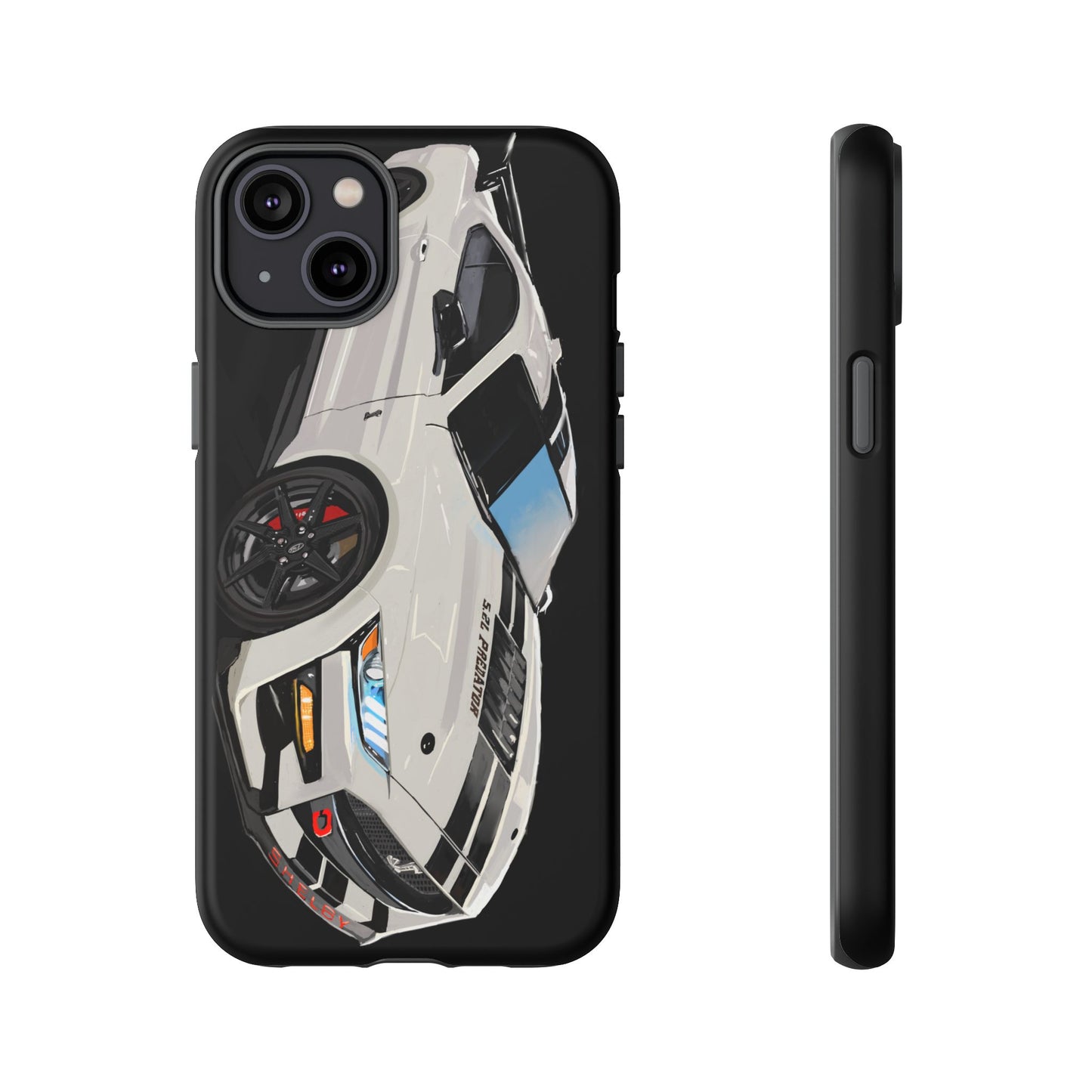 White gt500 car iPhone 17 16 15 14 13 12 Pro Samsung galaxy pixel
