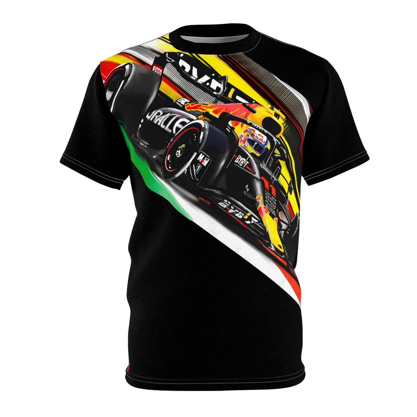 Sergio Checo Perez F1 racing Formula one RB18 Unisex Cut & Sew T-shirt (AOP)
