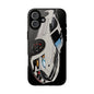 White gt500 car iPhone 17 16 15 14 13 12 Pro Samsung galaxy pixel