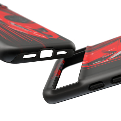 Red C8 corvette Z06 Case iPhone 18 17 16 15 14 13 12 11 Pro Samsung Galaxy Pixel