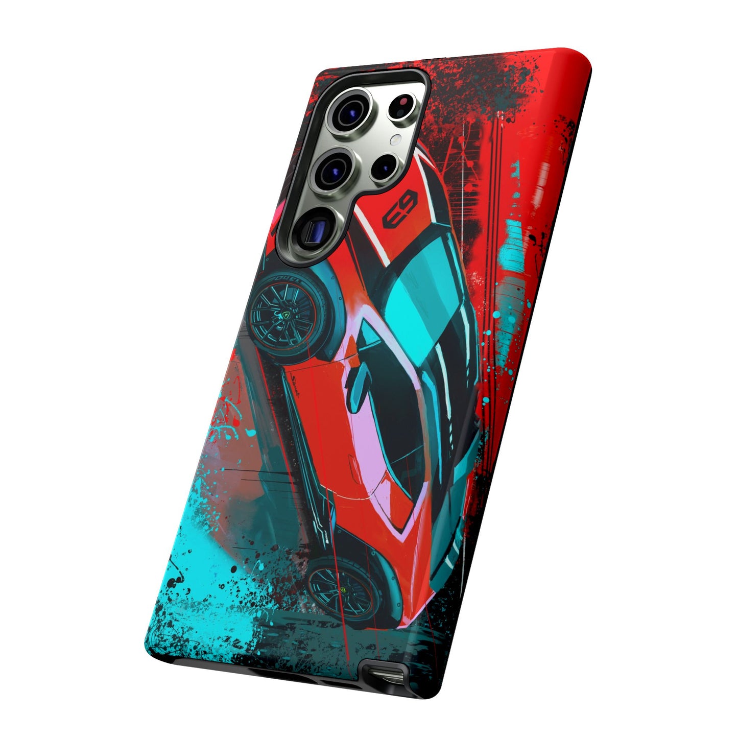 Red Lamborghini Sterrato Case iPhone 16 15 14 13 12 11 Pro Samsung Galaxy Pixel