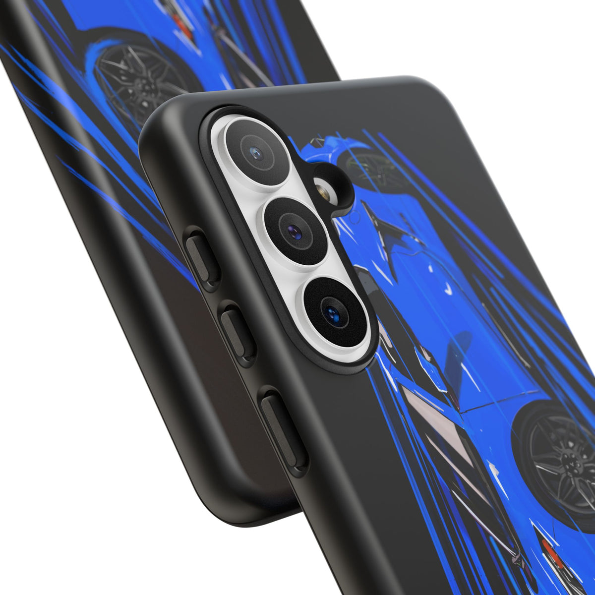 Blue Corvette C8 z06 Design for iPhone 18 17 16 15 14 13 Pro Max